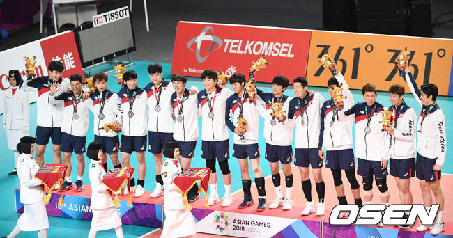 한국 남자배구 대표팀 / OSEN DB