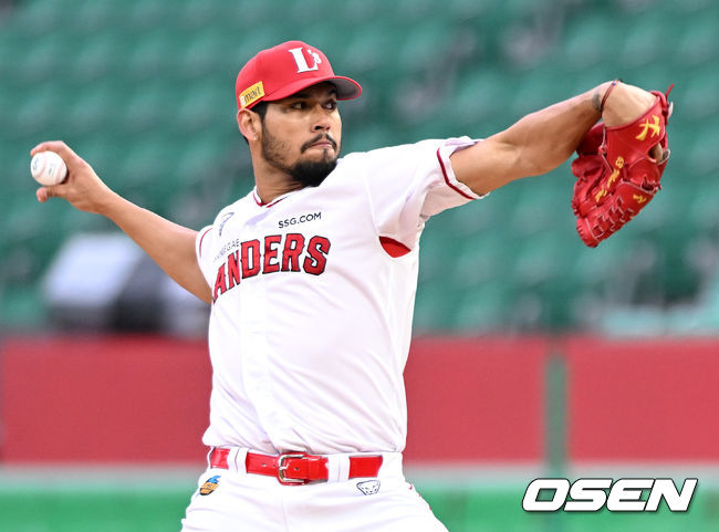 SSG 랜더스 투수 윌머 폰트. / OSEN DB