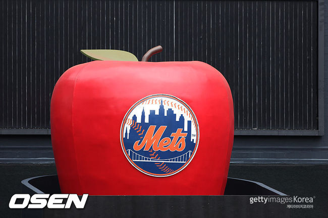 [사진] 뉴욕 메츠 홈구장 시티필드의 홈런 애플 ⓒGettyimages(무단전재 및 재배포 금지)
