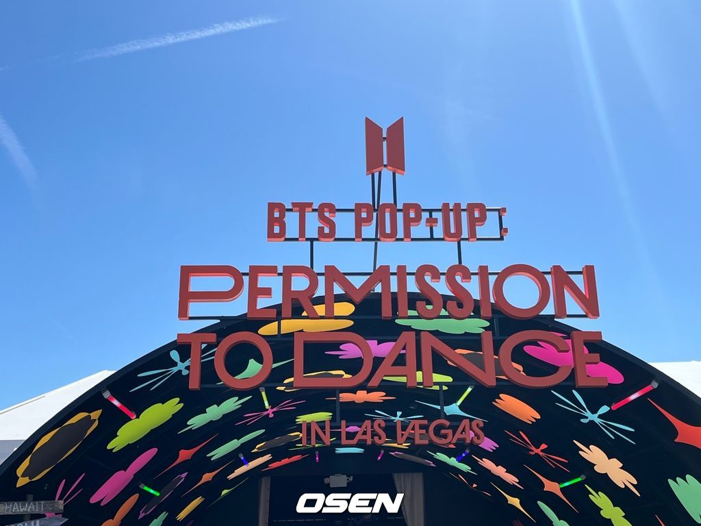 방탄소년단 팝업 스토어 'BTS POP-UP : PERMISSION TO DANCE in LAS VEGAS'가 열리는 AREA15 /seunghun@osen.co.kr