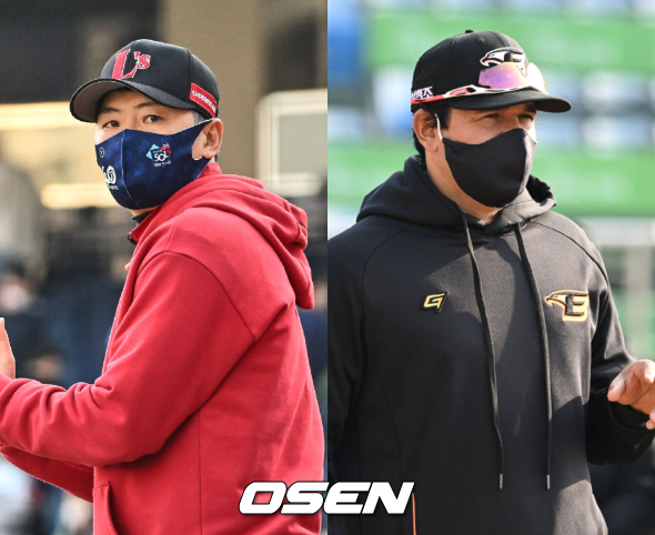 SSG 김원형 감독-한화 수베로 감독 /OSEN DB