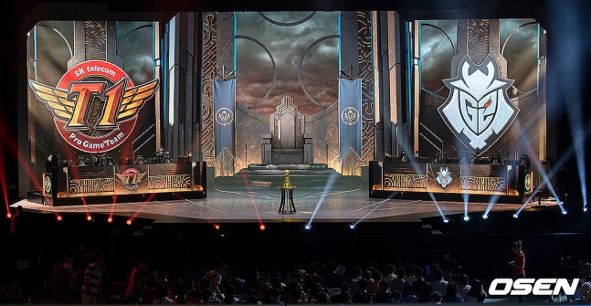 지난 2019년 열린 MSI SK텔레콤(현 T1)-G2전 전경.