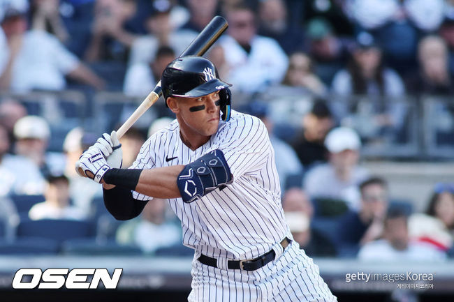 [사진] 애런 저지 ⓒGettyimages(무단전재 및 재배포 금지)