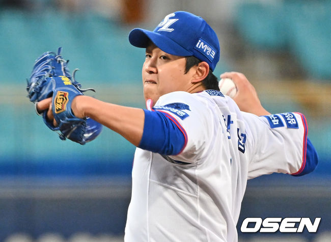 삼성 라이온즈 선발투수 양창섭이 역투하고 있다. 2022.04.13 / foto0307@osen.co.kr