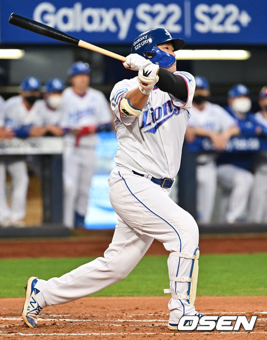 삼성 라이온즈 오재일 0396 2022.04.12