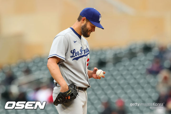 [사진] 클레이튼 커쇼 ⓒGettyimages(무단전재 및 재배포 금지)