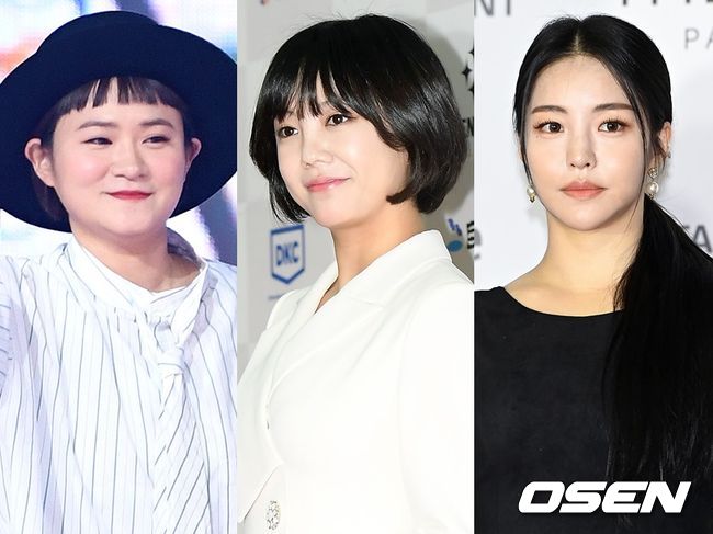 김신영, 고은아, 브레이브걸스 유정. OSEN DB