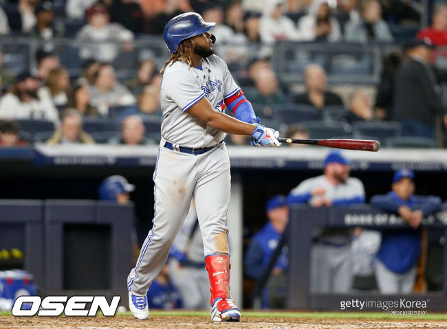 [사진] 토론토 블루제이스 거포 블라디미르 게레로 주니어. ⓒGettyimages(무단전재 및 재배포 금지)