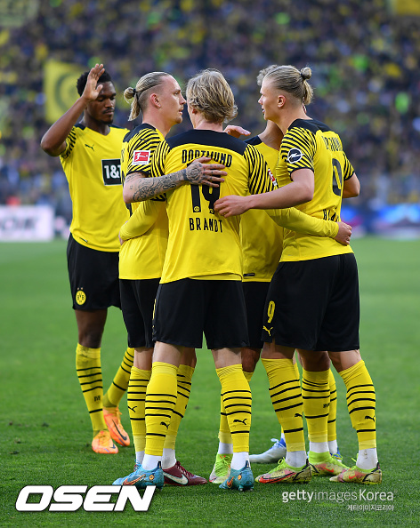 [사진] 도르트문트 선수단 / 2022. 04. 17 ⓒGettyimages(무단전재 및 재배포 금지)