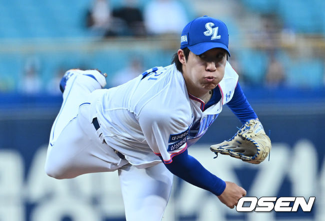 삼성 라이온즈 투수 원태인. / OSEN DB