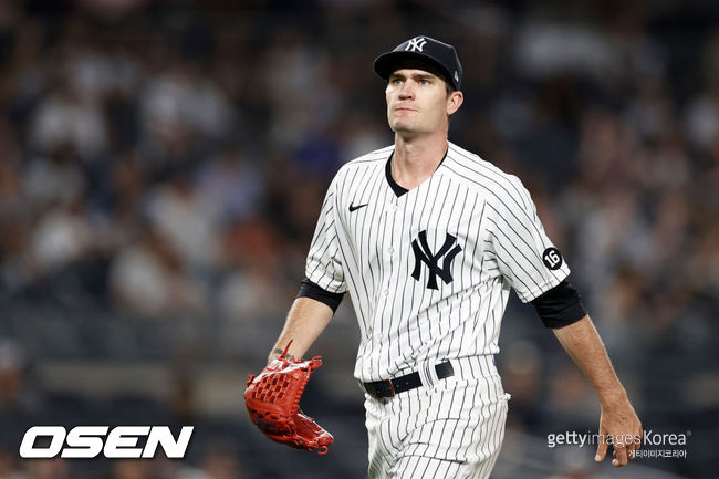 [사진] 양키스 시절 앤드류 히니 ⓒGettyimages(무단전재 및 재배포 금지)