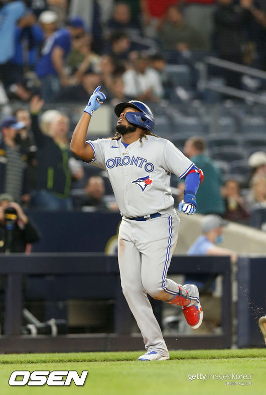 [사진] 토론토 블루제이스 거포 블라디미르 게레로 주니어. ⓒGettyimages(무단전재 및 재배포 금지)