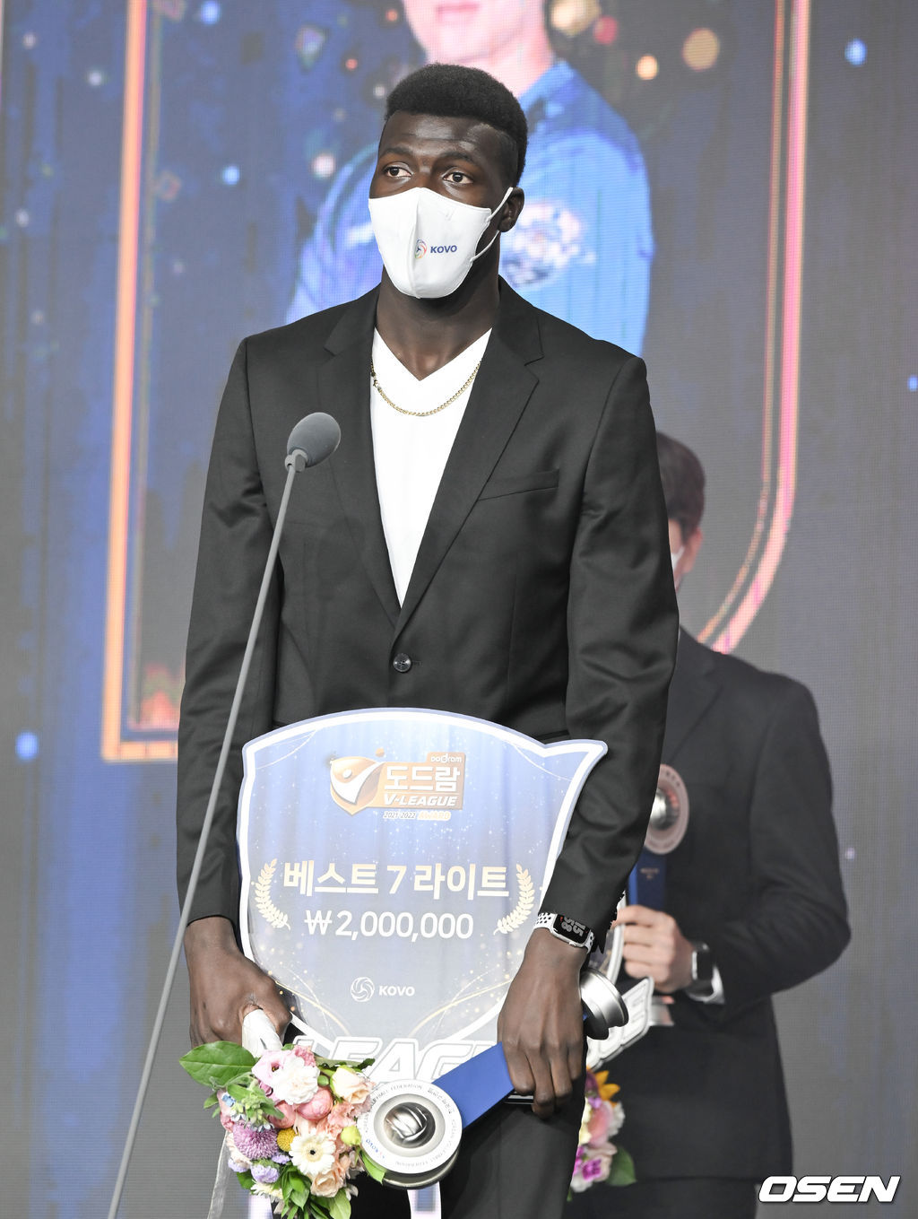 남자부 베스트7 선정된 KB손해보험 케이타가 소감을 말하고 있다. 2022.04.18 / soul1014@osen.co.kr