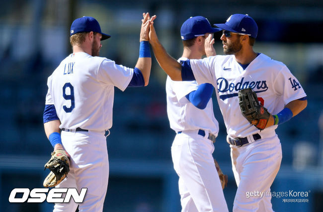 [사진] LA 다저스 선수단. ⓒGettyimages(무단전재 및 재배포 금지)