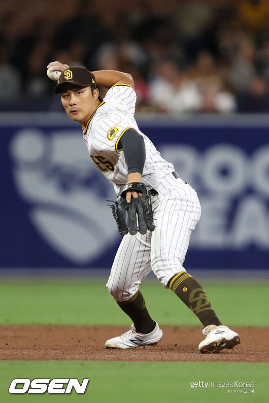 [사진] 김하성 ⓒGettyimages(무단전재 및 재배포 금지)