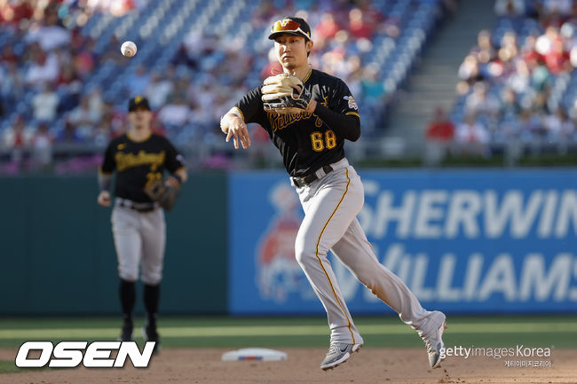 [사진] 피츠버그 파이리츠 박효준. ⓒGettyimages(무단전재 및 재배포 금지)