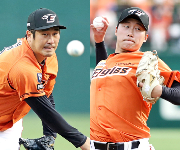 한화 장민재-남지민 /한화 이글스 제공