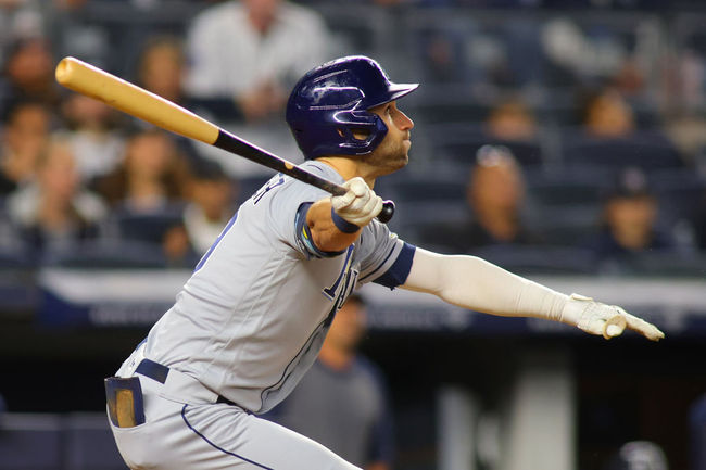 [사진] 탬파베이 레이스의 역전 투런 주인공 케빈 키어마이어. ⓒGettyimages(무단전재 및 재배포 금지)