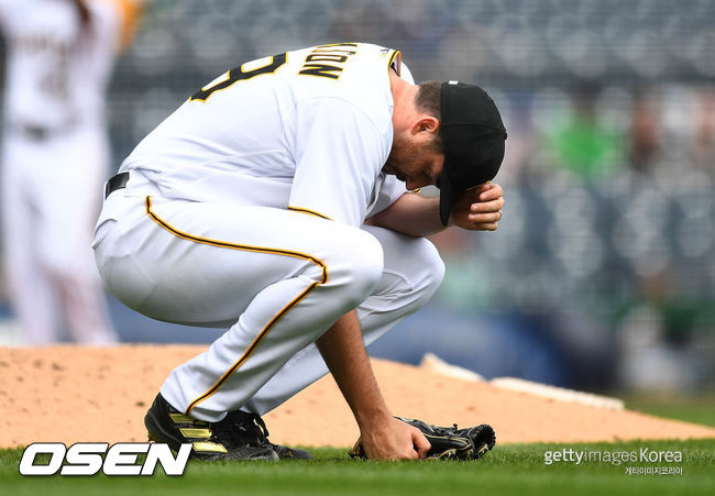[사진] 피츠버그 파이어리츠 투수 잭 톰슨. ⓒGettyimages(무단전재 및 재배포 금지)