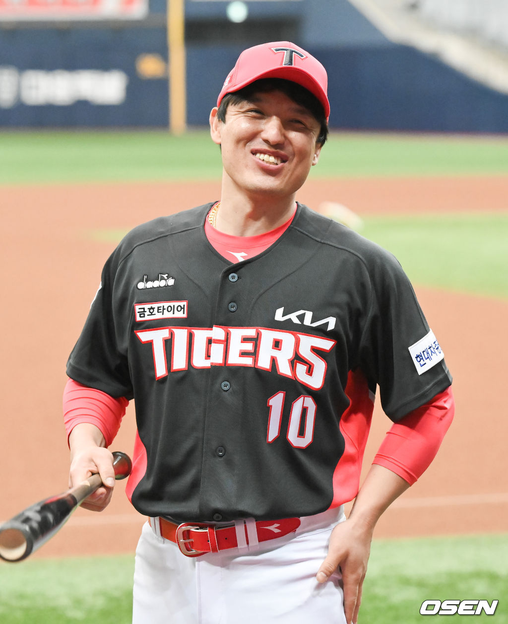 이날 트레이드된 KIA 박동원이 미소 짓고 있다.  2022.04.24 / soul1014@osen.co.kr