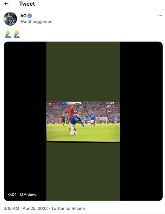 [사진] 앤서니 고든 SNS