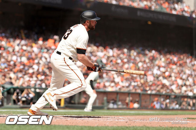 [사진] 샌프란시스코 자이언츠 다린 러프. ⓒGettyimages(무단전재 및 재배포 금지)