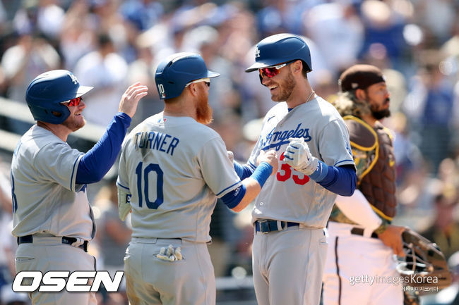 [사진] LA 다저스 선수들. ⓒGettyimages(무단전재 및 재배포 금지)