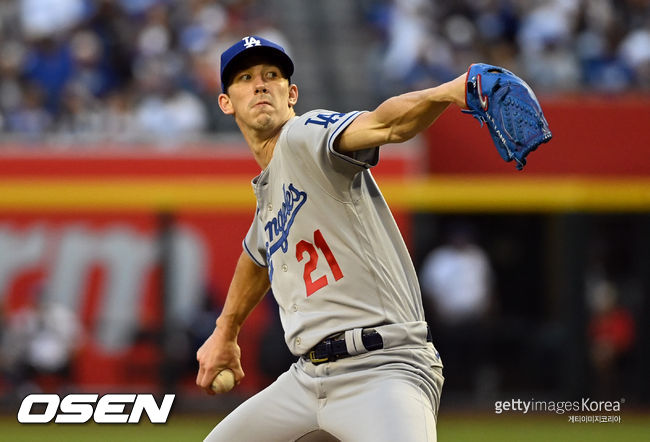 [사진] LA 다저스 투수 워커 뷸러. ⓒGettyimages(무단전재 및 재배포 금지)