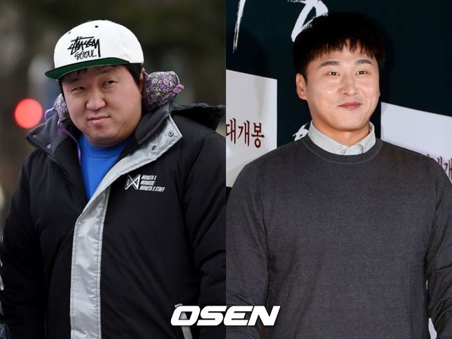 [사진=OSEN DB] 코미디언 정형돈(왼쪽)과 배우 오대환(오른쪽)이 MBC 새 예능 프로그램 '악카펠라'에 출연한다.