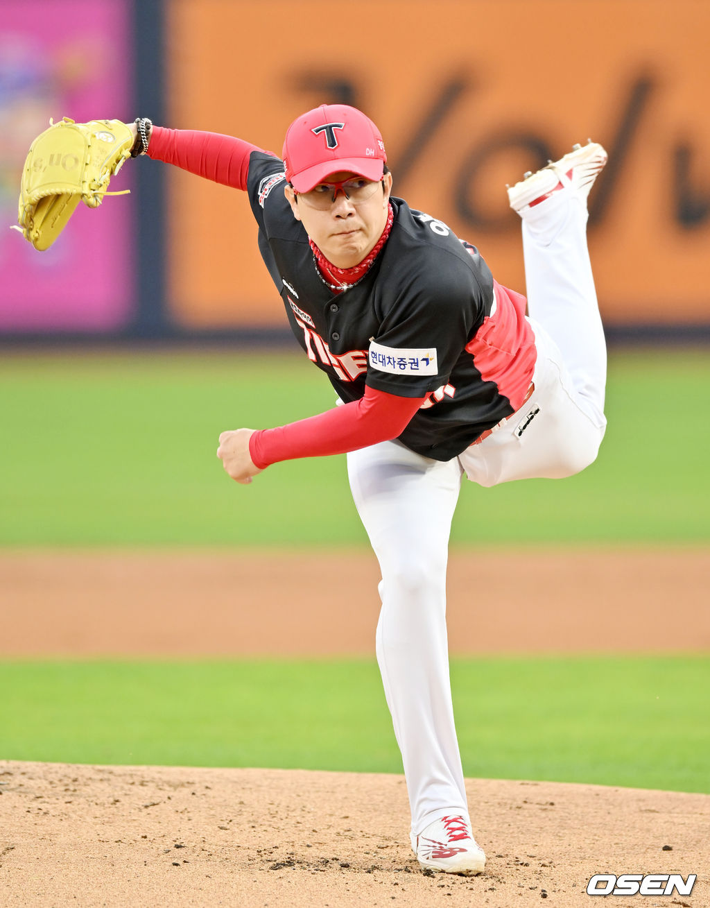 KIA 선발 양현종이 마운드 위에서 힘차게 공을 뿌리고 있다. 2022.04.26 /rumi@osen.co.kr