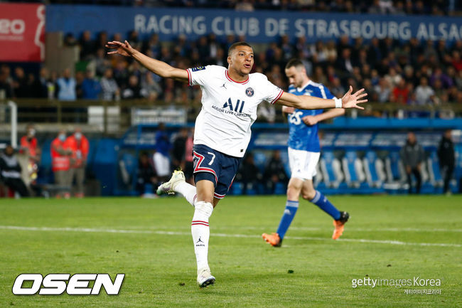 [사진] 음바페 2022/4/30 ⓒGettyimages(무단전재 및 재배포 금지)