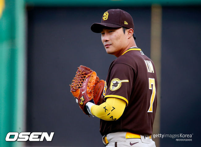 [사진] 김하성 ⓒGettyimages(무단전재 및 재배포 금지)