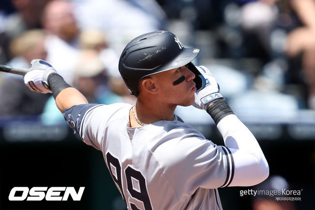 [사진] 애런 저지 ⓒGettyimages(무단전재 및 재배포 금지)