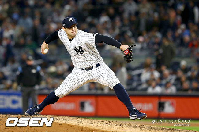 [사진] 양키스 시절 토미 케인리 ⓒGettyimages(무단전재 및 재배포 금지)