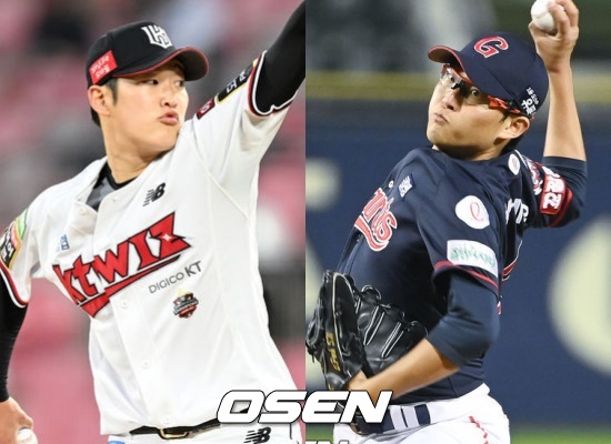 KT 배제성(좌)과 롯데 박세웅 / OSEN DB