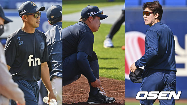 지난해 ‘술판 파문’으로 징계를 받은 NC 다이노스 이명기, 권희동, 박민우가 복귀했다. 2022.05.04 / foto0307@osen.co.kr