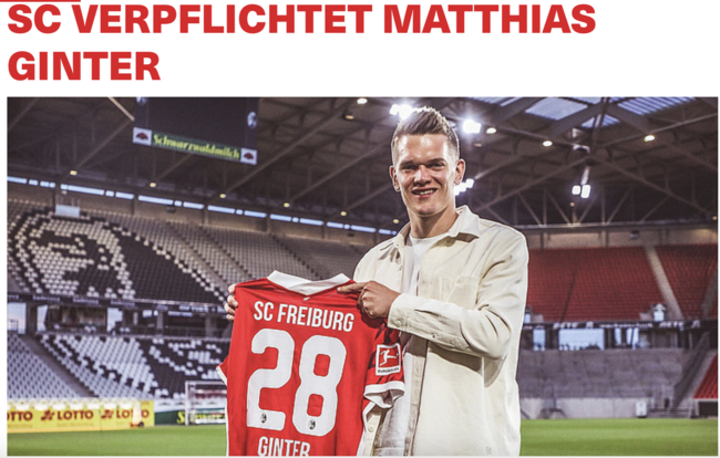 [사진] SC 프라이부르크 공식 홈페이지