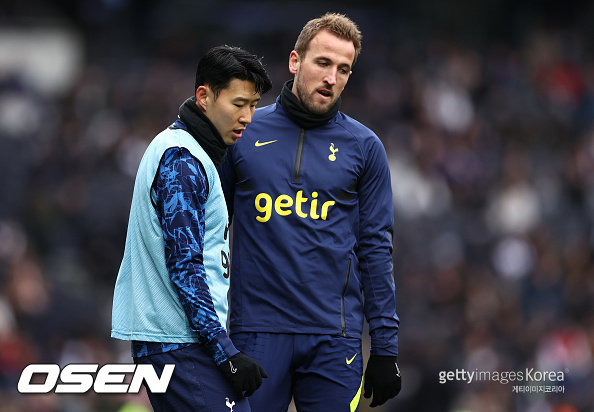 [사진] 손흥민과 해리 케인 / ⓒGettyimages(무단전재 및 재배포 금지)