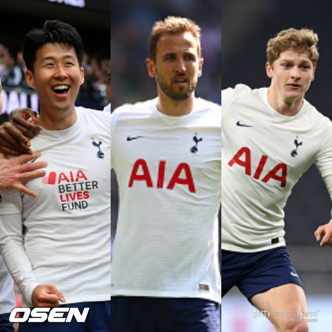 [사진] 왼쪽부터 손흥민, 해리 케인, 매튜 크레이그 / ⓒGettyimages(무단전재 및 재배포 금지)