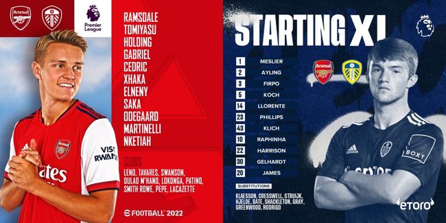 [사진] 아스날 & 리즈 공식 SNS.