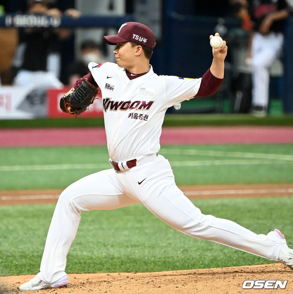 키움 히어로즈 김성민. /OSEN DB