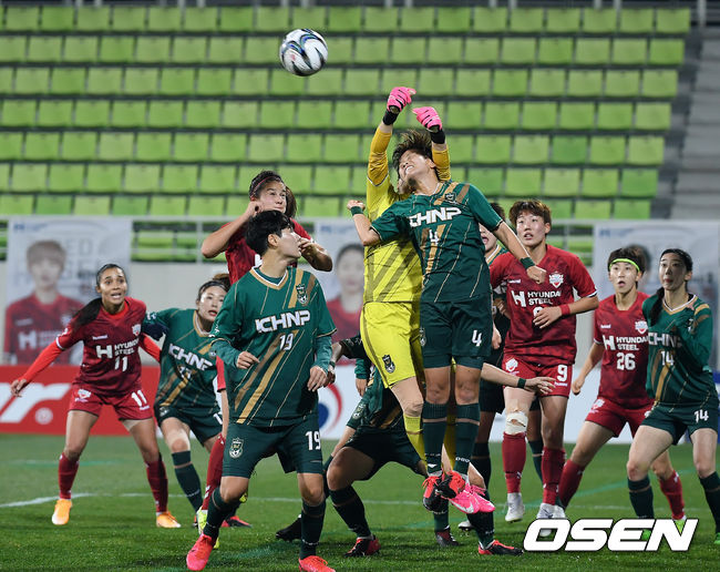 경주 한수원-인천 현대제철의 2020년 WK리그 챔피언결정전 