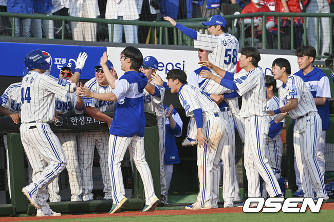 삼성 라이온즈 선수단. / OSEN DB