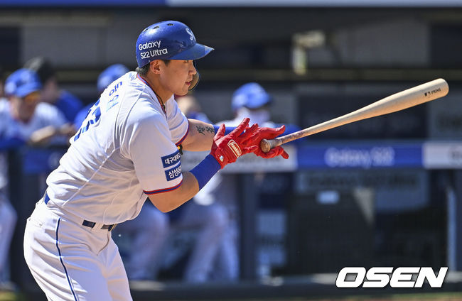 삼성 라이온즈 타자 김동엽. / OSEN DB