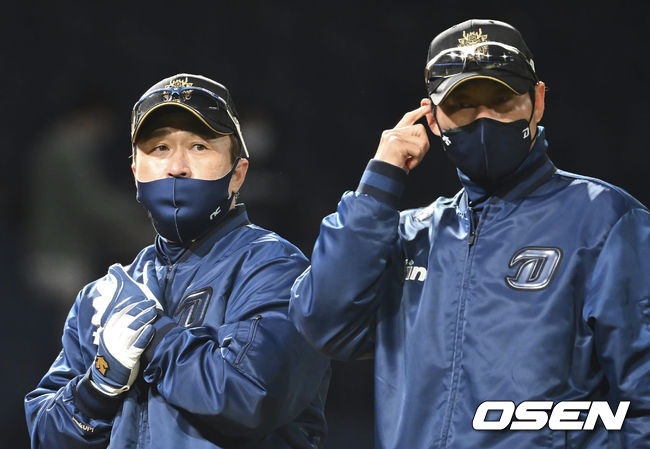 NC 이동욱 전 감독, 강인권 감독대행 /OSEN DB
