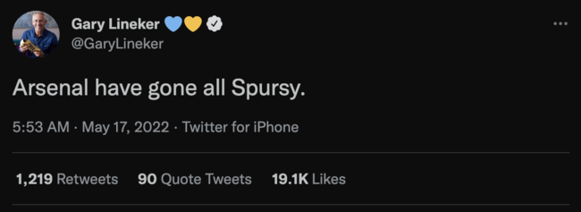 [사진] 게리 리네커 SNS 캡처.