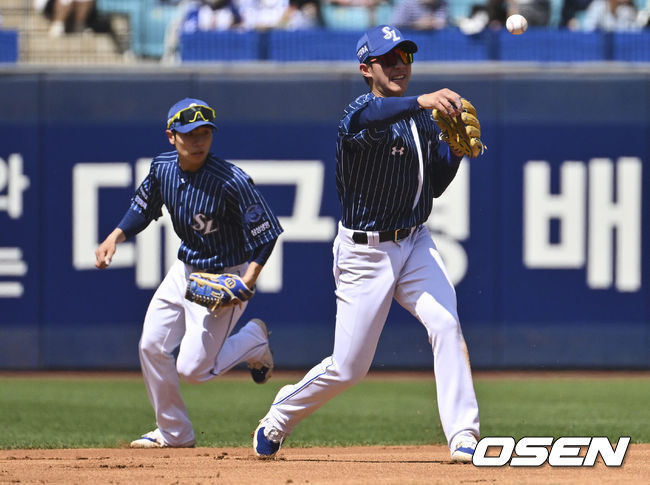 삼성 김지찬-이재현 /OSEN DB