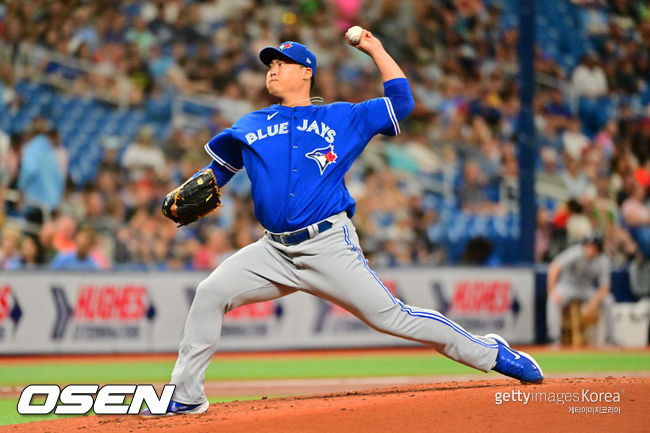 [사진] 토론토 블루제이스 류현진. ⓒGettyimages(무단전재 및 재배포 금지)