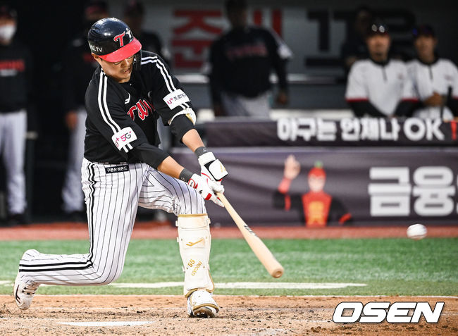 3회초 무사 만루 LG 채은성이 2타점 적시 2루타를 날리고 있다.   2022.05.19 / soul1014@osen.co.kr
