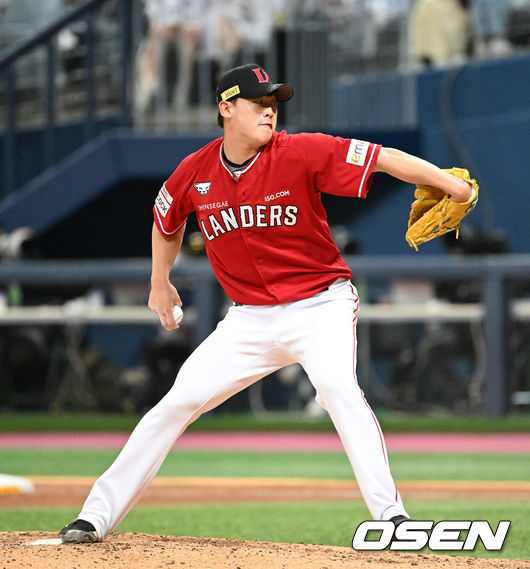 SSG 랜더스 2년 차 '파이어볼러' 조요한. / OSEN DB